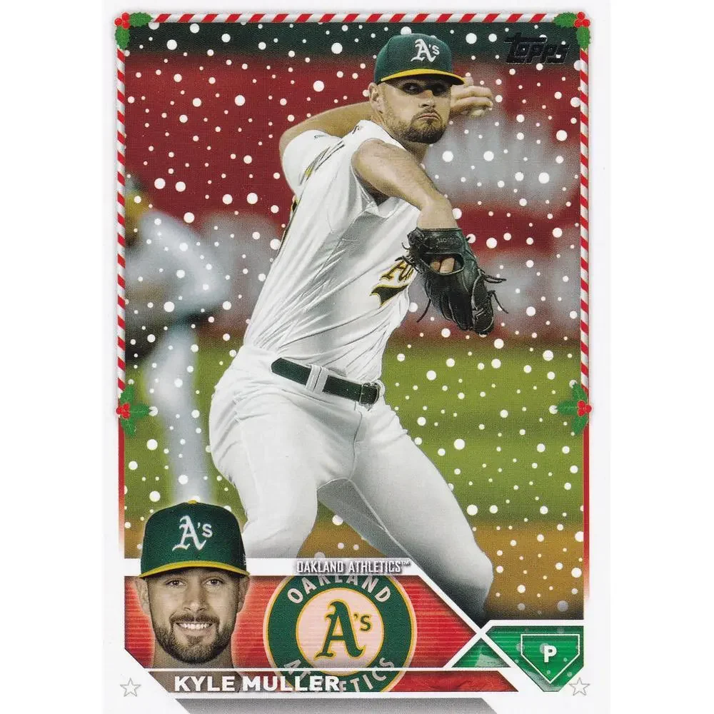 2023 Topps Holiday Kyle Muller H189 Oakland Athletics
